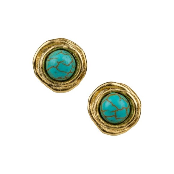 Patricia Nash Cabochon Stud Earrings - Picture 3 of 4